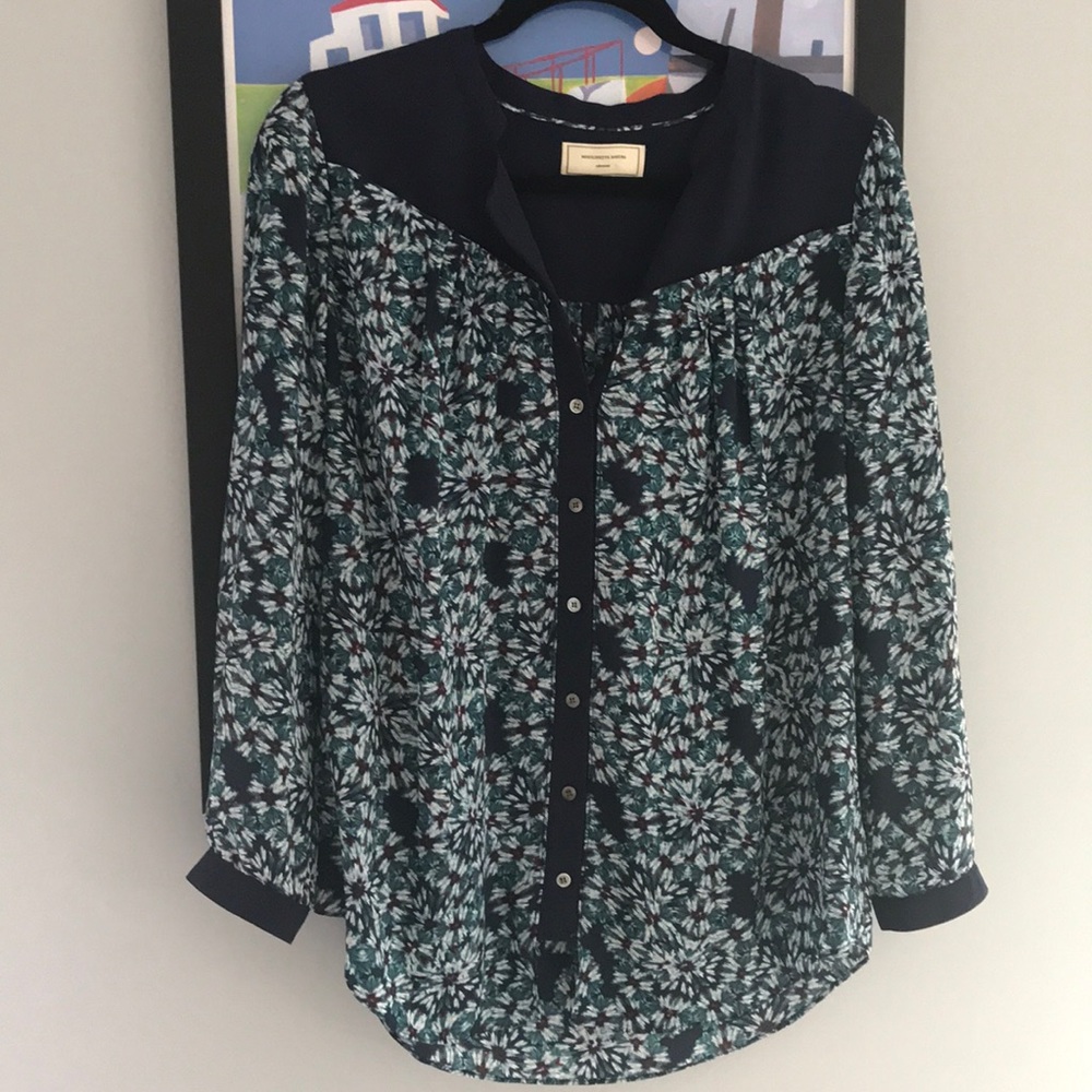 Anthropologie Moulinette Soeurs top Size 12